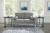 A2Z Furniture - Ashley Furniture - Hazela Living Room - Loveseat / Charcoal - 4110235